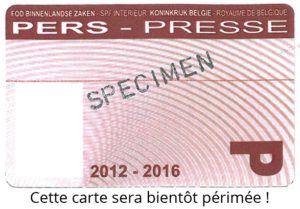 Carte de presse