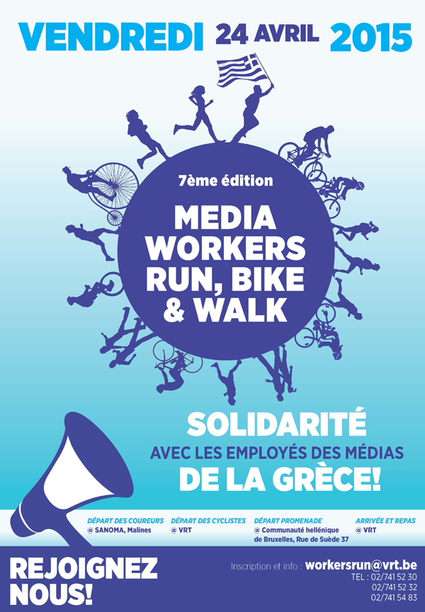 Media workers rue, bike & walk